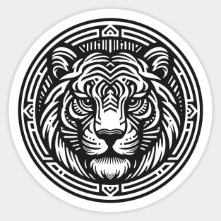 Tiger Outline Sticker